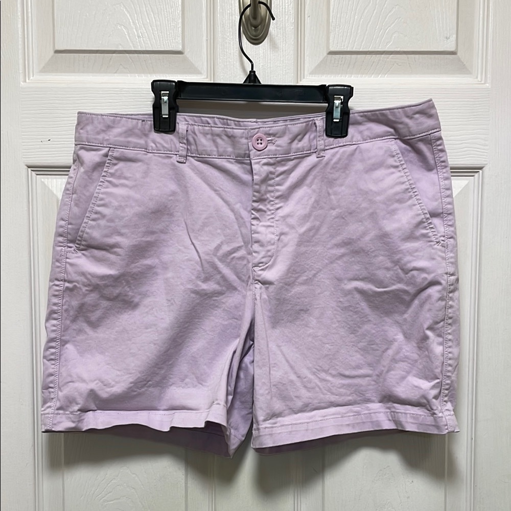 Eddie Bauer | Light Plum | Boyfriend | Midrise| Shorts |Cotton Blend | Size 12 T